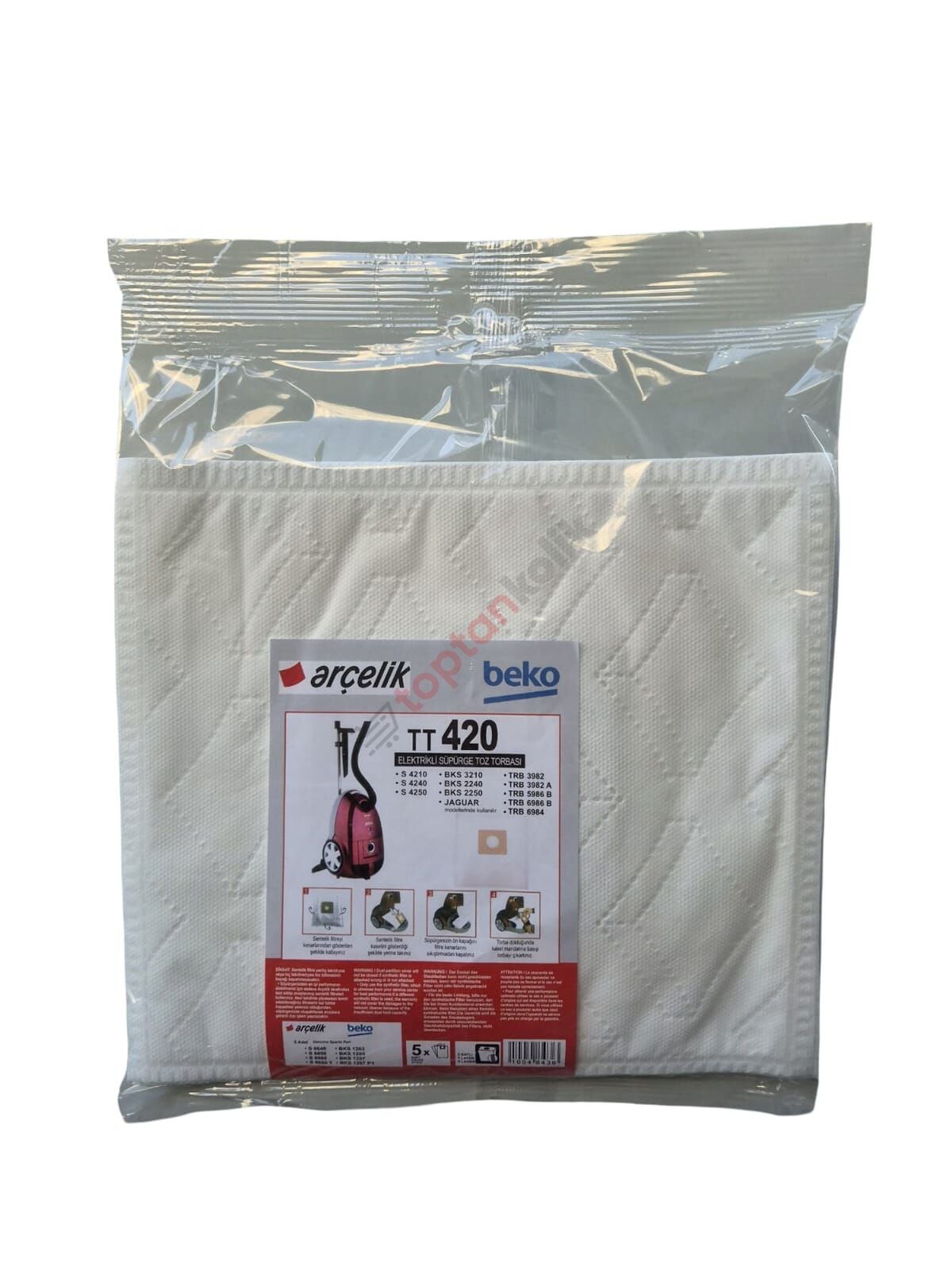 Arçelik TT420 5'li Pet Torba