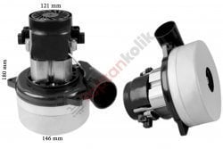 Çift Fanlı Egsozlu Süpürge Motoru 1200 W TK-70
