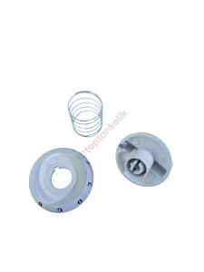 Ocak & Fırın Düğmesi (Harfli Kademe Göstergeli)