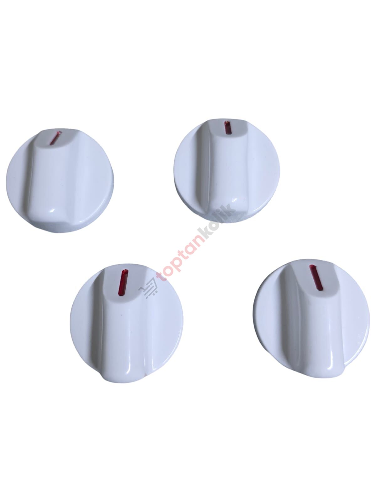 Arçelik & Vestel Ocak Düğmesi (Kırmızı-4'lü)