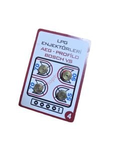 Bosch & Siemens & Profilo LPG Enjektör Seti - 7 Lokma