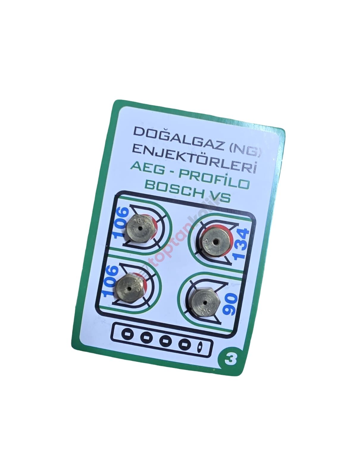 Bosch & Siemens & Profilo Doğalgaz Enjektör Takımı - 7 Lokma