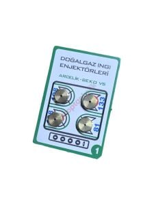Arçelik & Beko Doğalgaz Enjektör Takımı - 9 Lokma