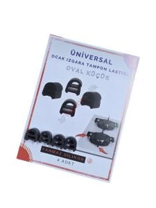 Ocak Fırın Tekli Izgara Lastiği 4'lü Oval Küçük