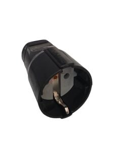 Topraklı Dişi Fiş - Siyah