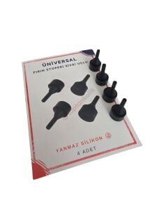 Ocak Fırın Stoperi Sivri Uçlu Lastiği 4'lü