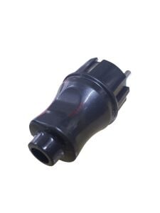 Topraklı Erkek Fiş - Siyah