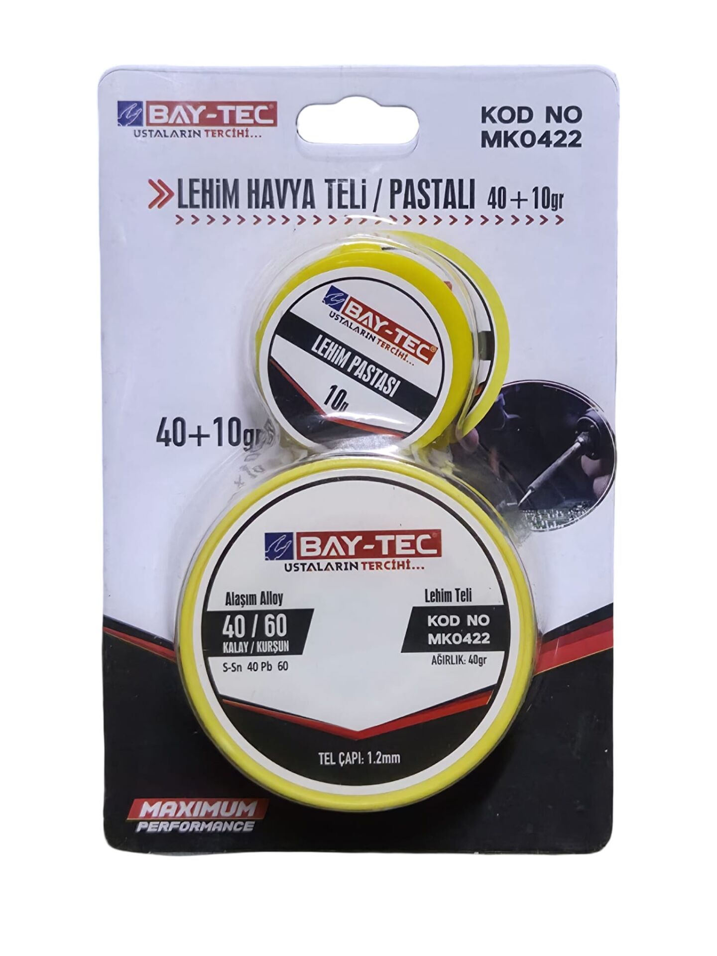 Bay-Tec Lehim Havya Teli (40gr) + Lehim Pastası (10gr)