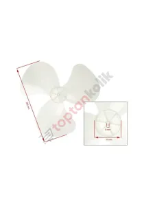 Vantilatör Pervanesi Sert Plastik Koli (25 Adet)