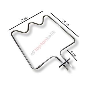Fırın Boru Rezistansı 1200 W 220 V 6,5 Ø Cr-Ni