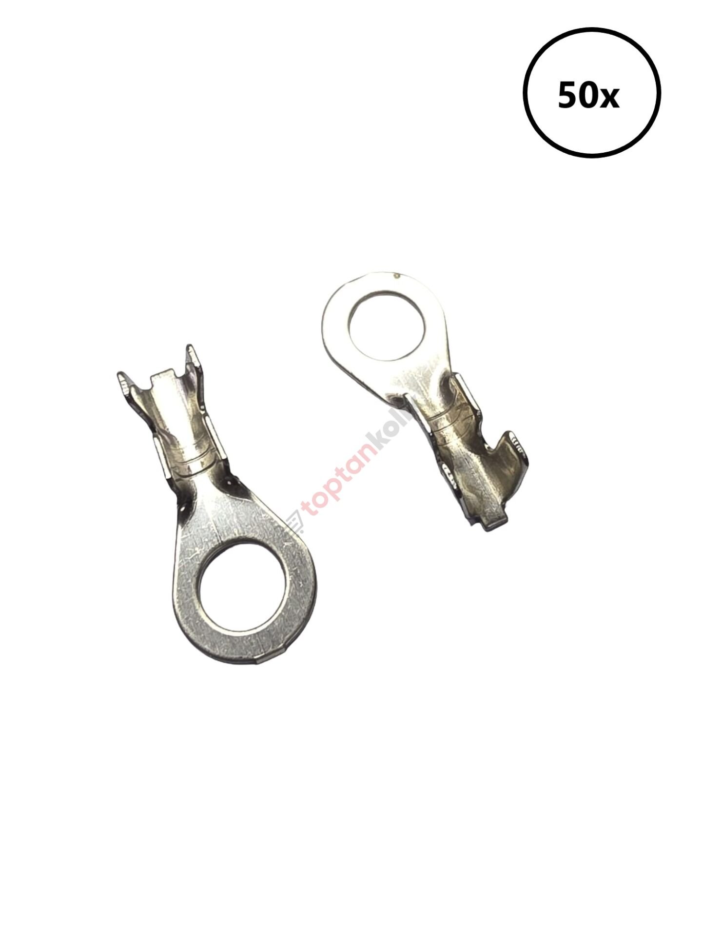 Delikli Terminal Metrik 6 (Ufo İçin-Krom) 50 Adet